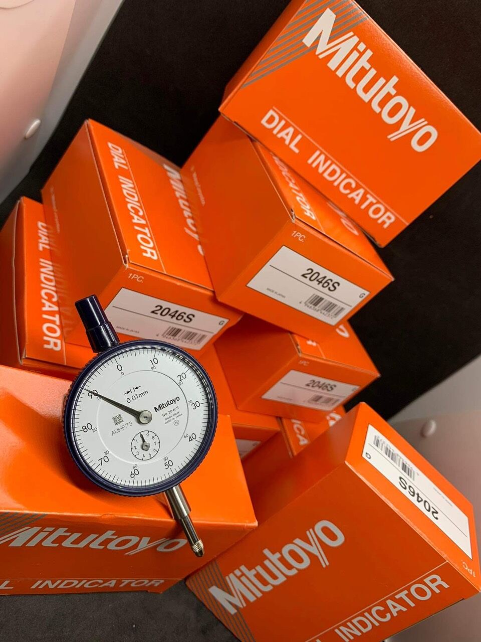 Đồng hồ so cơ khí Mitutoyo 2046S (0-10mm/0.01)