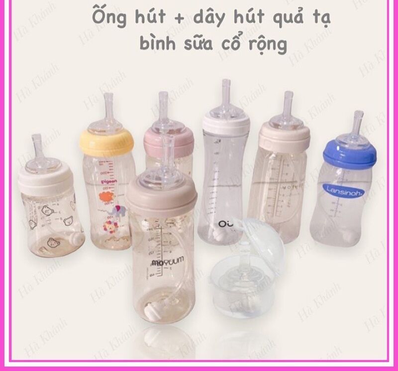 Núm hút cho trẻ không chịu ti bình (dùng cho bình pigeon cổ rộng và một số bình khác )