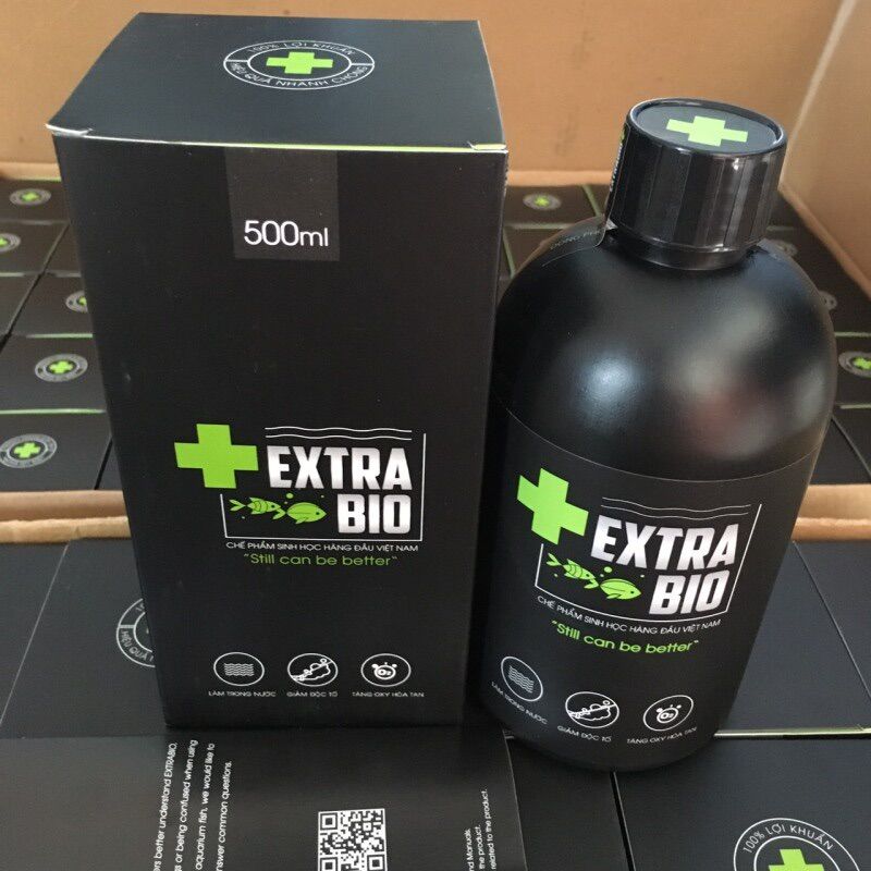 Men vi sinh Extra Bio 500ml. Vi sinh làm trong nước khử mùi tanh bể cá
