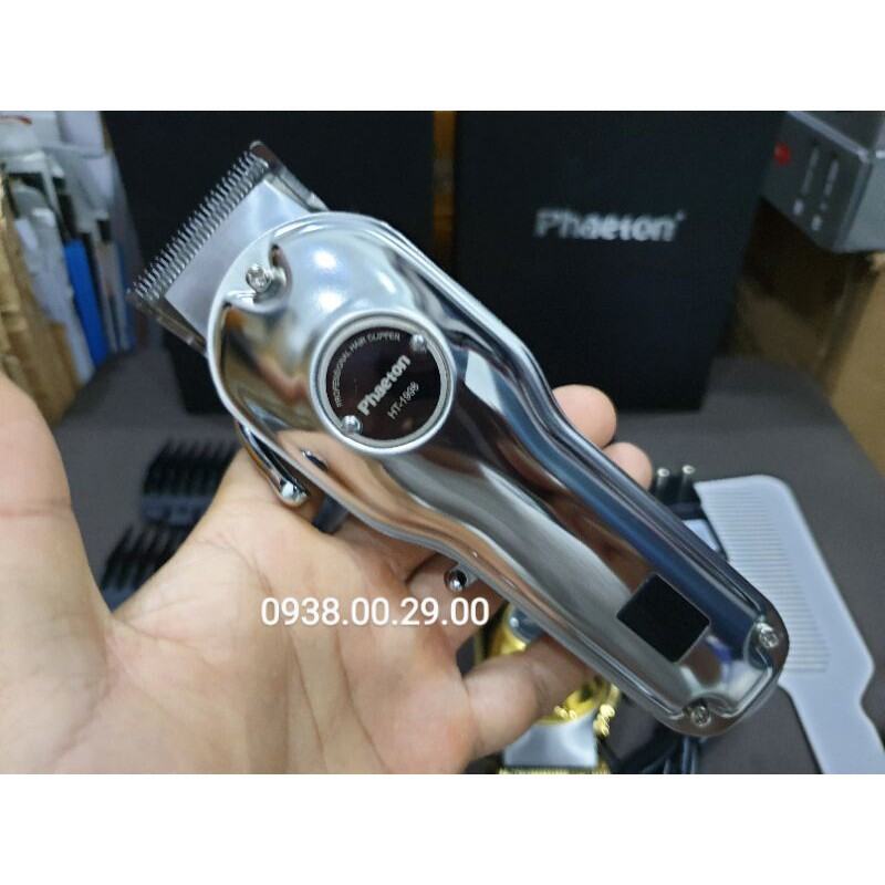 Tông Đơ Cắt Tóc Phaeton 1998 Cao Cấp Cho Thợ, Tông Đơ Lưỡi Cắt Siêu Bén Chuyên Fade Màn Hình LCD.(Ảnh thật). 