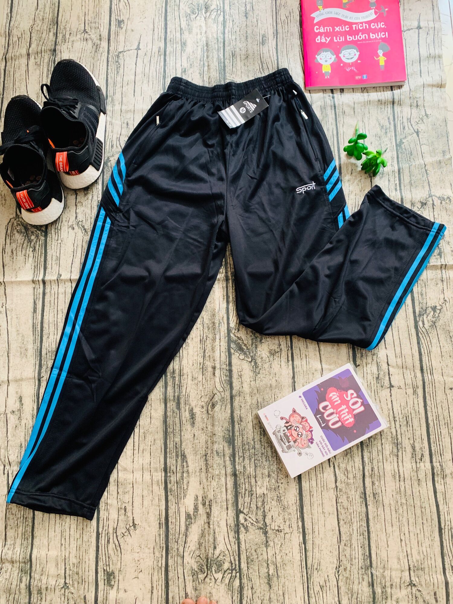 [HCM][Hàng Tốt] Quần Dài Thể Thao - Thun Xịn - Túi Zip quần học sinh thể dục tập gym đá banh