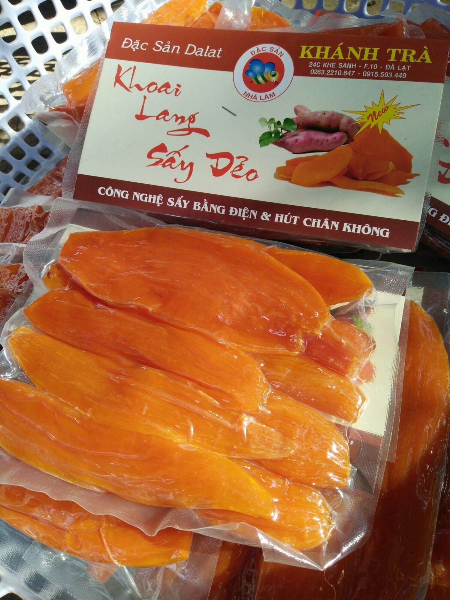 Khoai Lang Mật Sấy Dẻo Đà Lạt - Khánh Trà