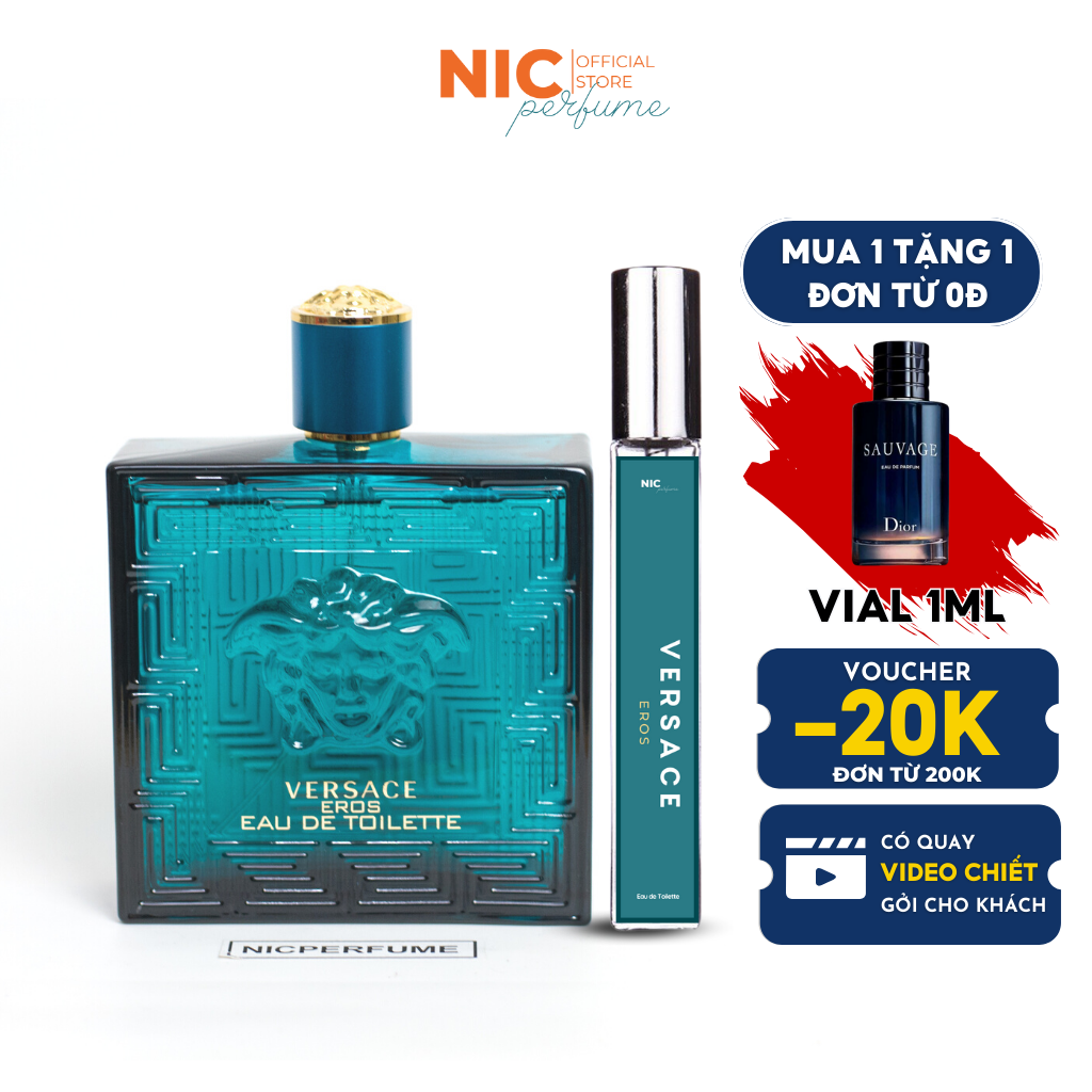 Nước hoa chiết Versace Eros EDT 10ml