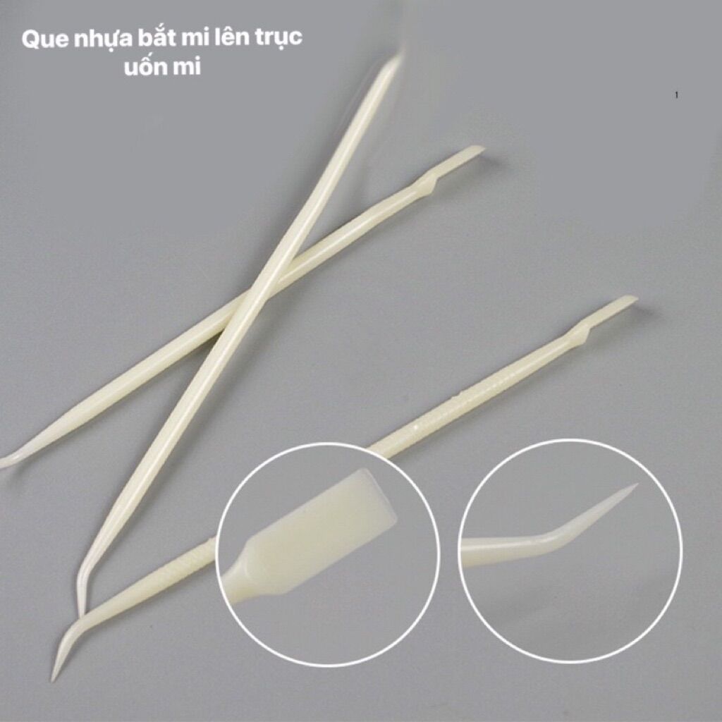 Que nhựa bắt mi lên trục uốn mi, hỗ trợ uốn mi chuyên dụng và uốn mi đẹp