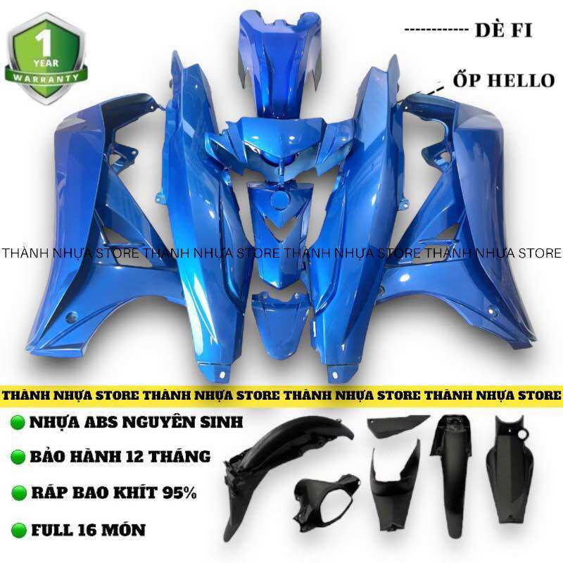[NEW] Dàn áo Sirius Xanh Da Candy phối Đen Ốp Sihello Dè Fi (Xem mô tả)