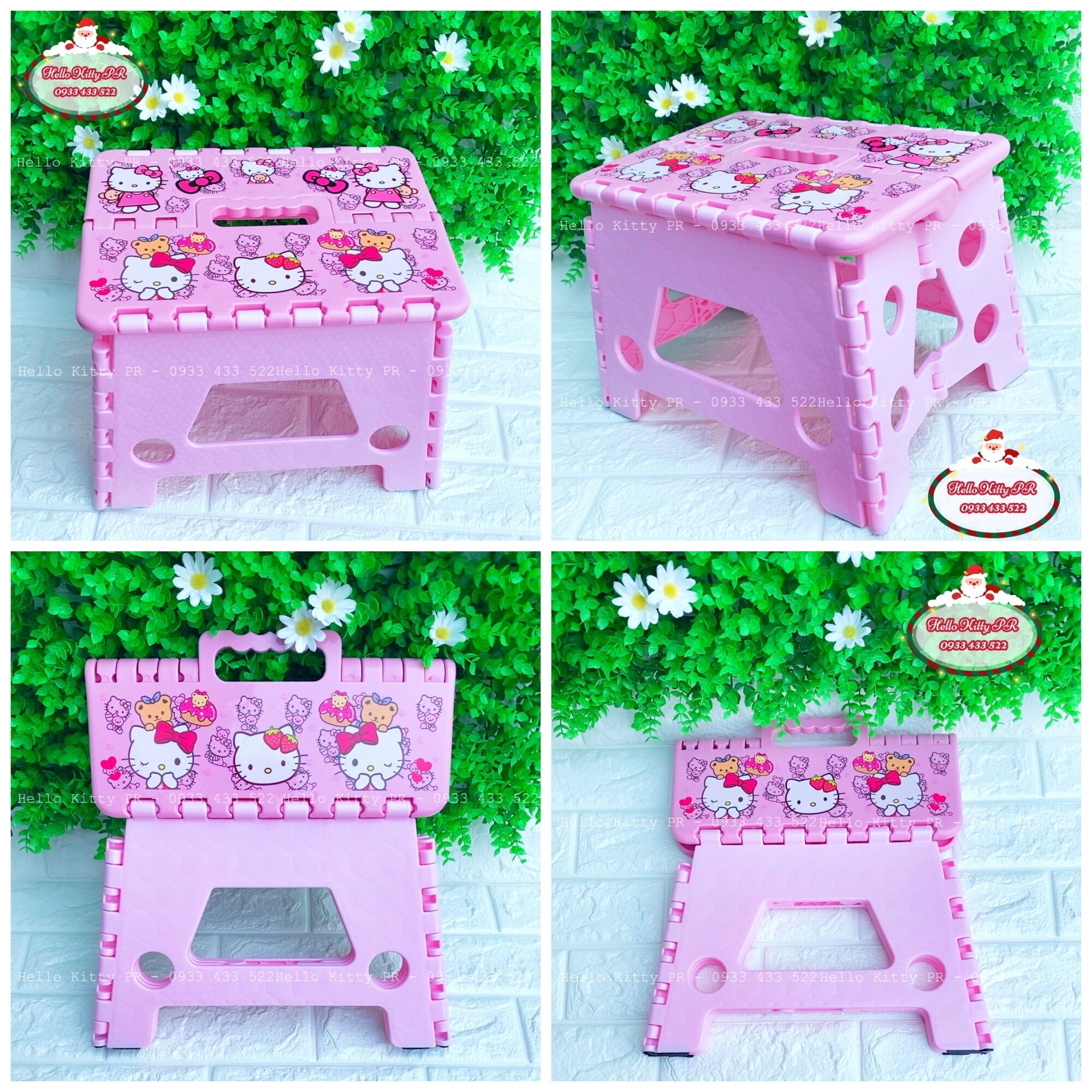 Ghế xếp có quai xách Hello Kitty - Doremon Doraemon