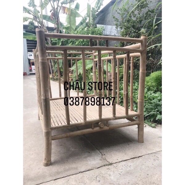 Chuồng tre, cũi tre, nôi tre cho bé tập đứng