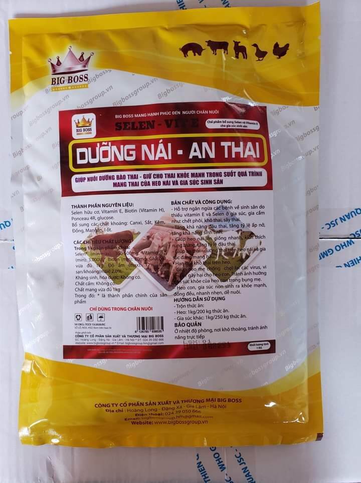 Dưỡng nái an thai 1kg cho heo dê