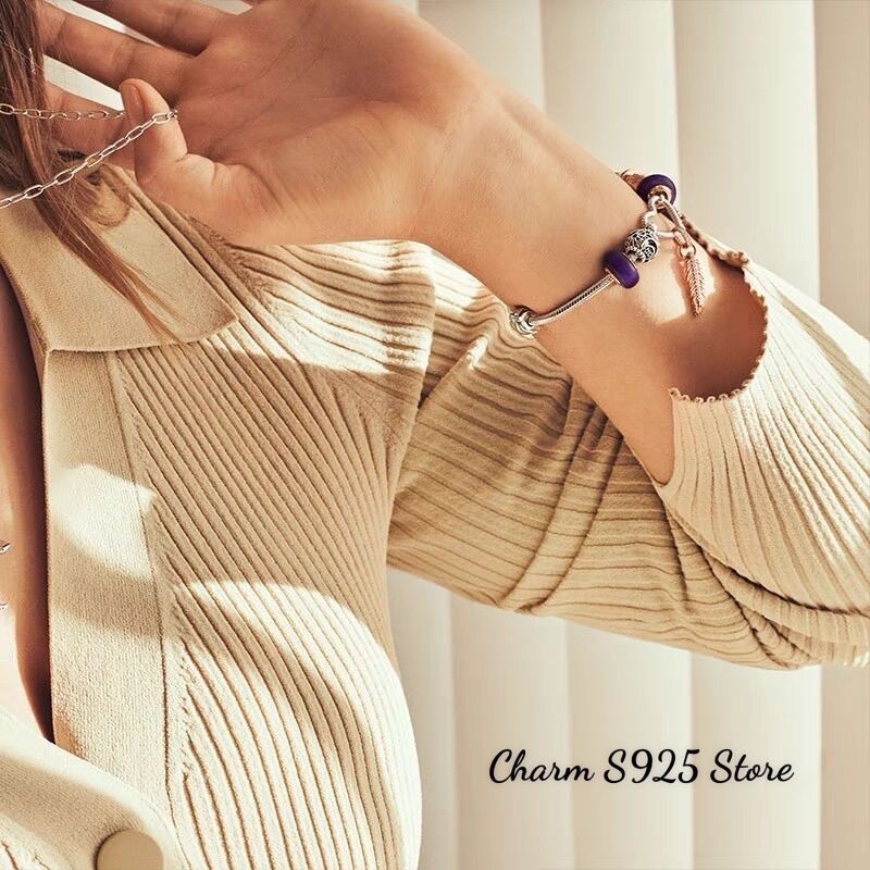 CHARM PANDORA ALE KHOÁ CHẶN BẠC S925