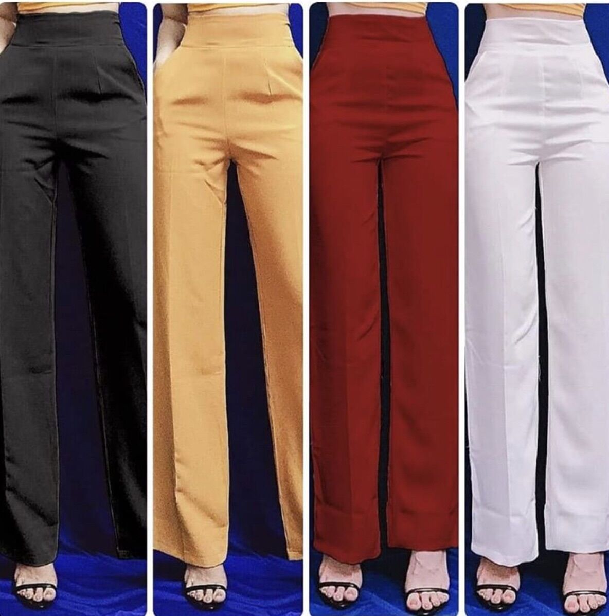 Quần tây nữ ống suông dài 100 ống 25