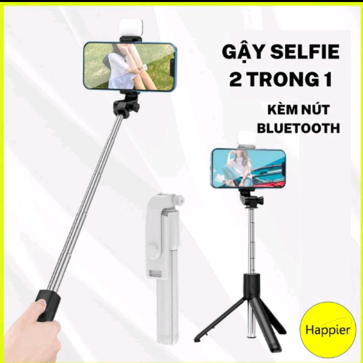 Gậy chụp ảnh selfie Bluetooth không dây XT10 cho điện thoại iPhone/Android/Huawei có thể gập lại/cầm tay
