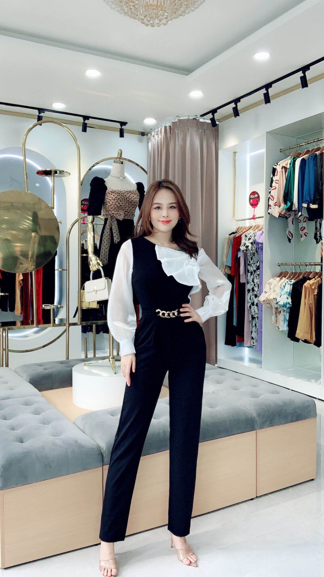 Jumpsuit thiết kế tiểu thư cao cấp