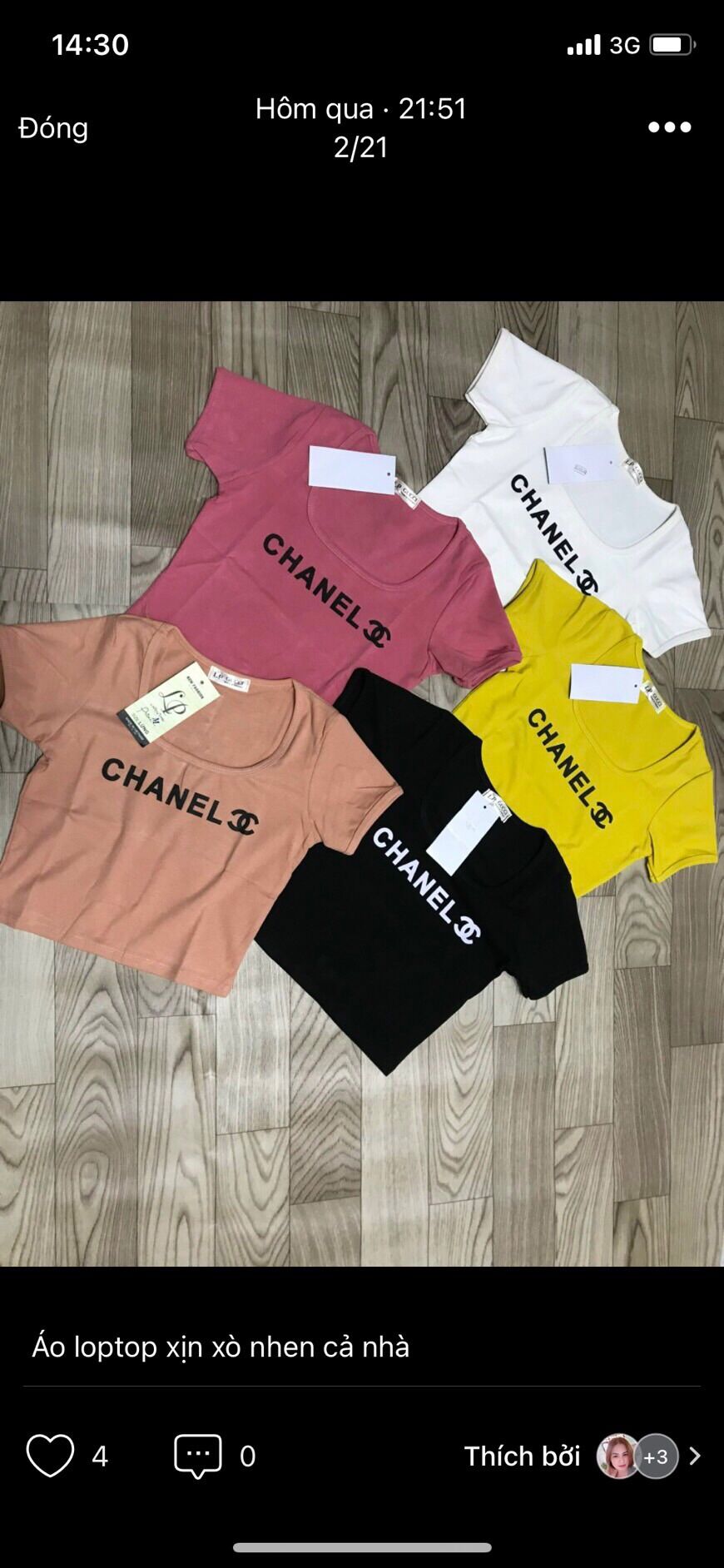 Áo croptop chanel❌❌ cá tính