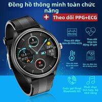 Smart Health Monitor Bracelet with Bluetooth Calling, Non-Invasive Glucose, Blood Pressure, SpO2, ECG, Heart Rate, Temperature, Breathing, Atrial Fibrillation, Premature Beats Monitoring and Remote Alarm for Elderly