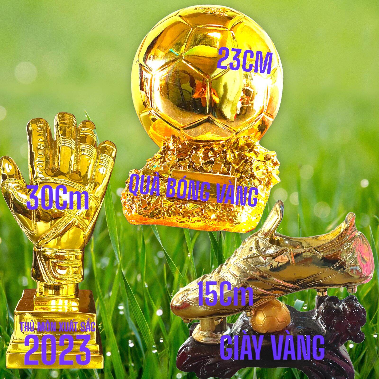Thủ môn xi vàng 2025 size to