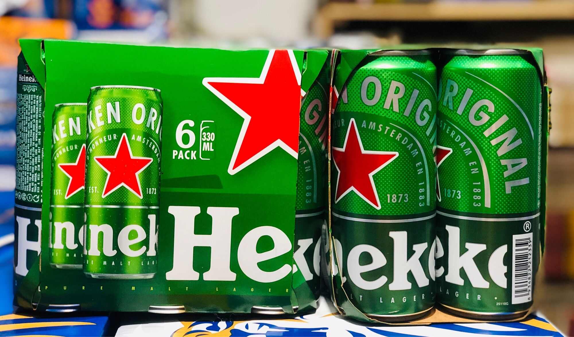 Bia Heineken Edelweiss Tiger lốc 6 lon 330ml Chang's Food