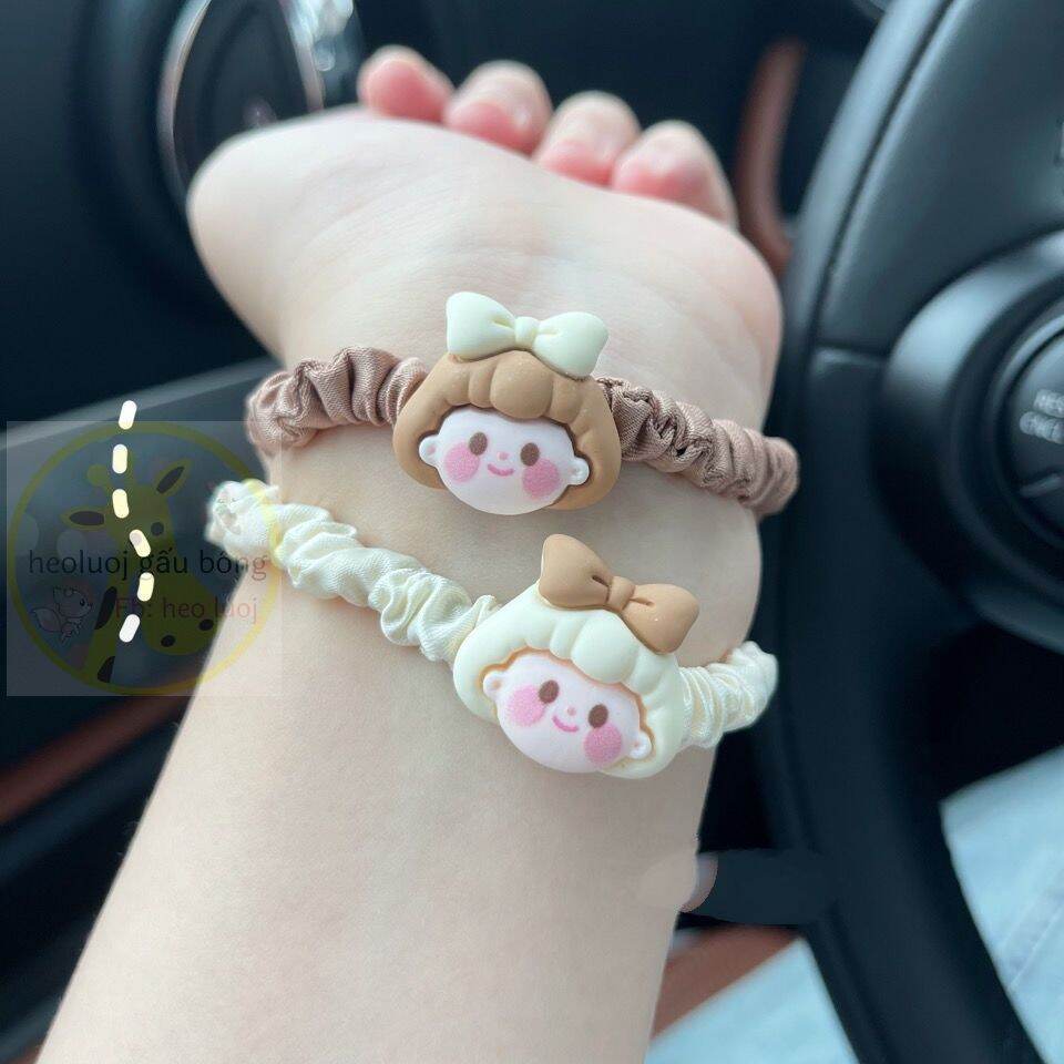cột tóc vải crunchies hoạt hình