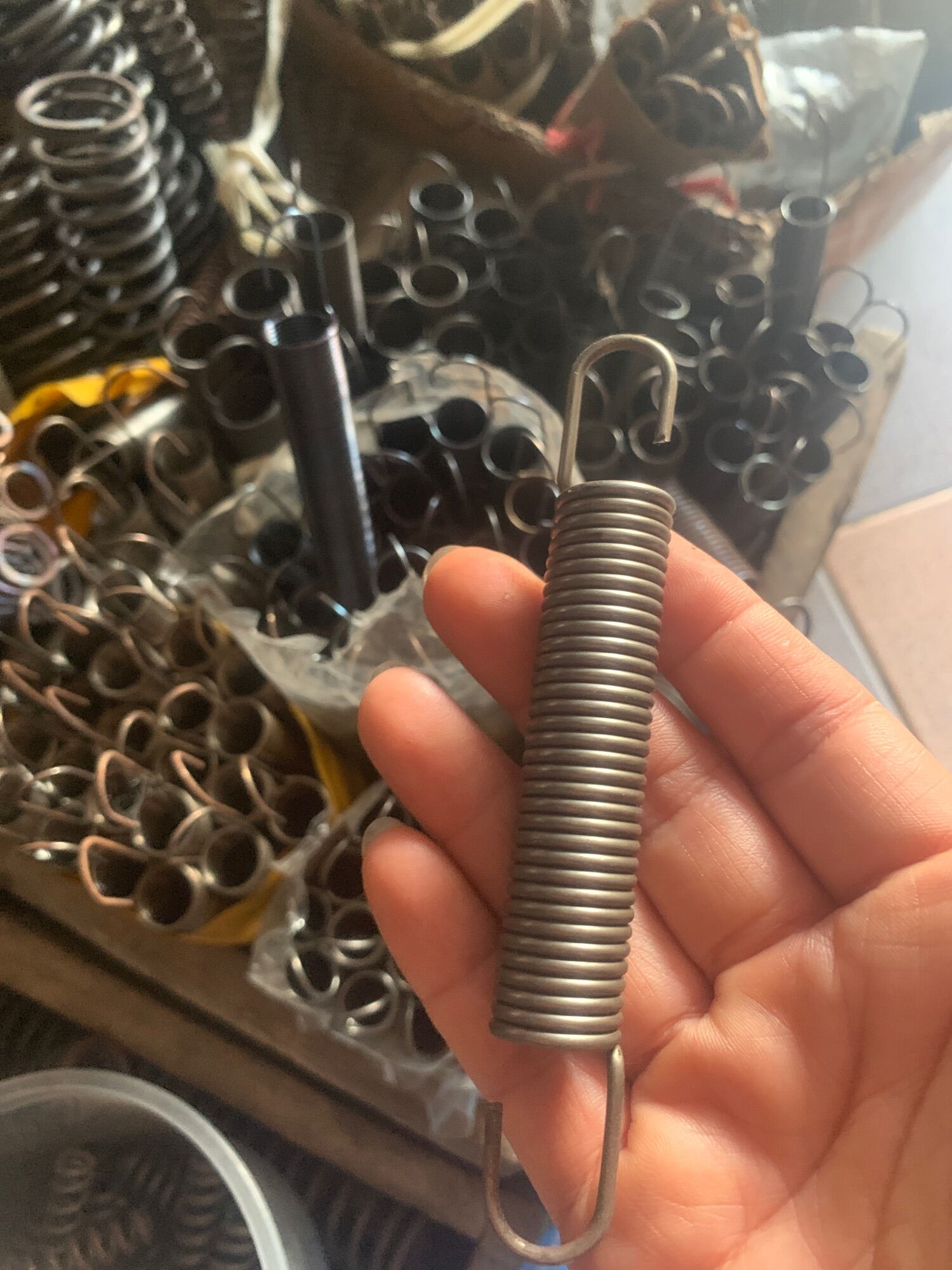 Lò xo kéo phi 16 (sợi 2mm dài 12cm và 15cm)❌❌❌