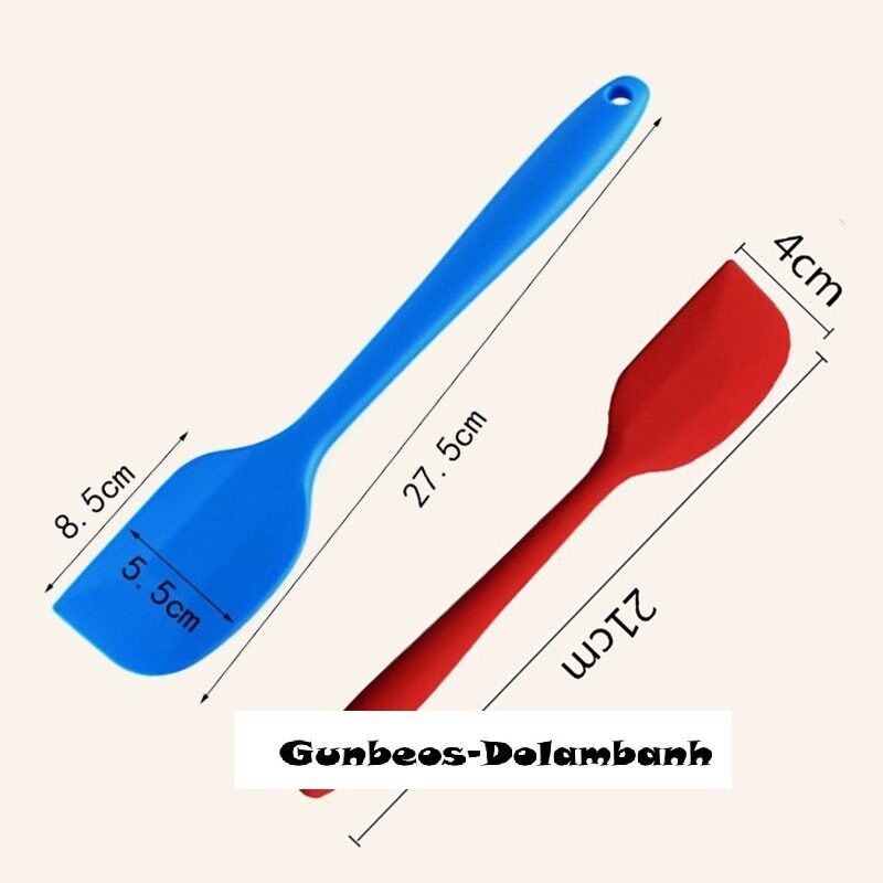 Phới silicon đúc/spatula phới dẹt  21cm - 28cm