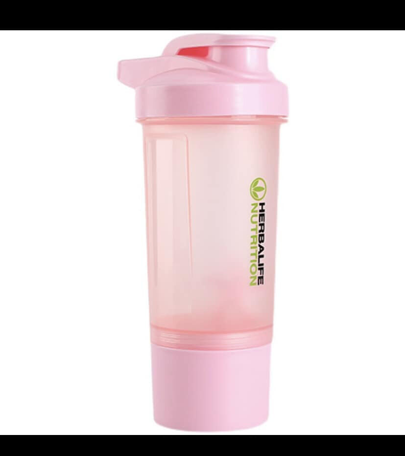 Bình lắc 2 ngăn 500ml HBL siêu tiện lợi