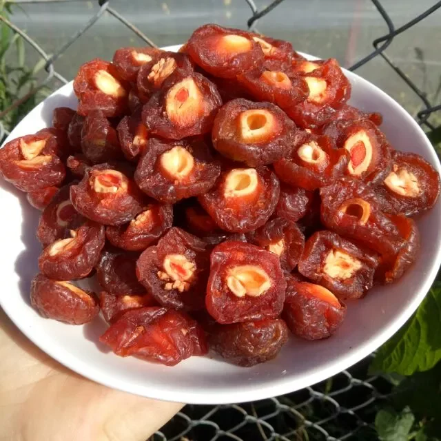 Mứt đào bổ đôi sấy dẻo | Hũ 450g