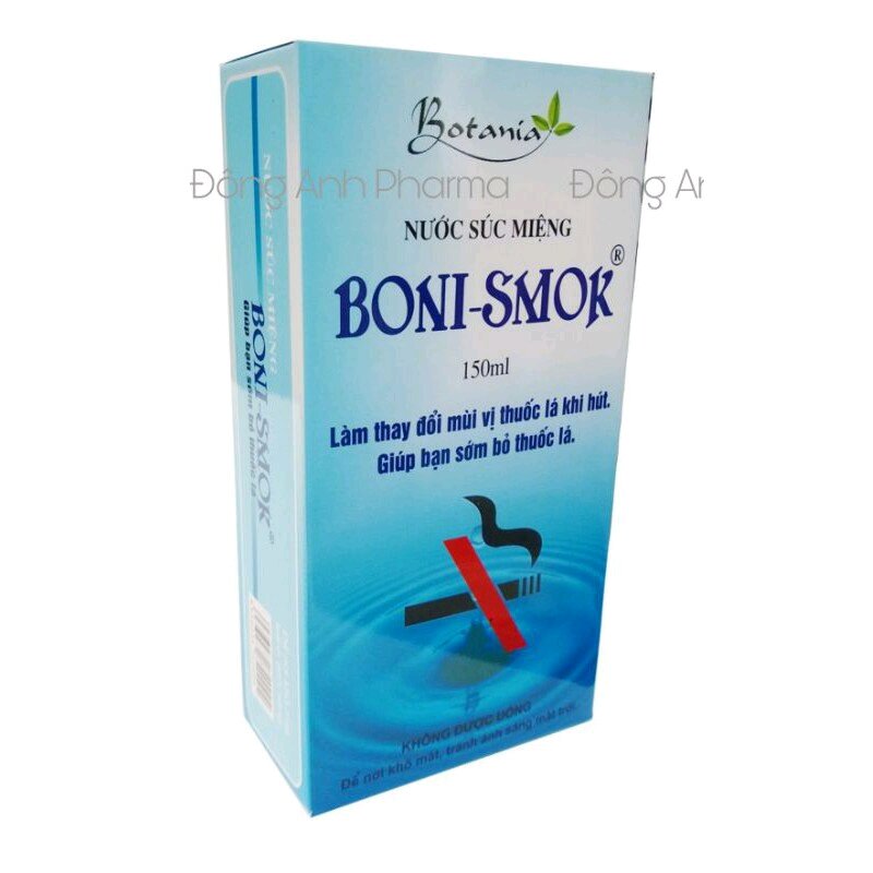 Nước súc miệng giúp cai thuốc lá Boni Smok 150ml - Đông Anh Pharmart