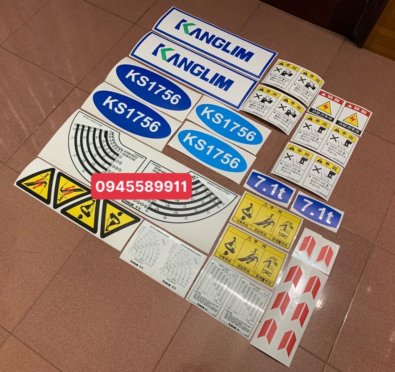 Tem cần cẩu kanglim ks1756