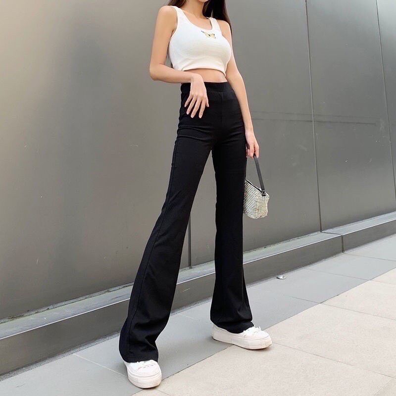 Quần ống loe bigsize nữ 55kg đên 95kg