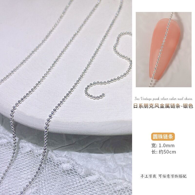 Dây bi trang trí nail