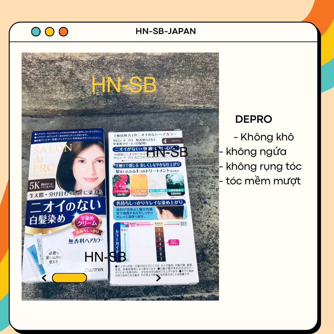 Nhuộm phủ bạc depro