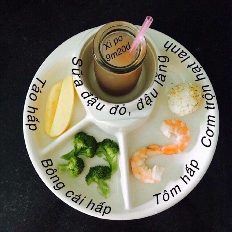 Khay ăn dặm BLW cho bé hàng nội địa nhật