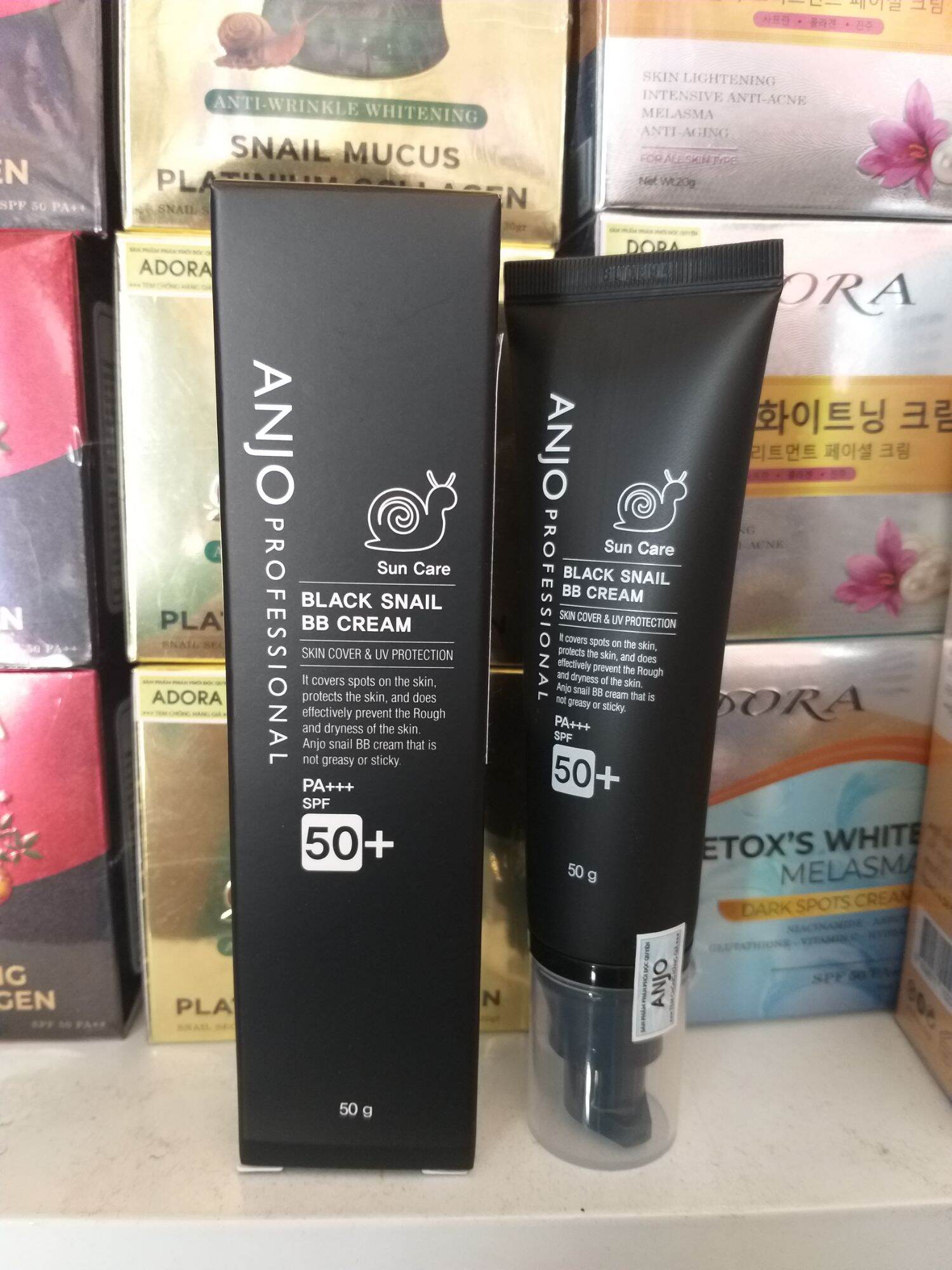 (date mới 2026)Kem nền chống nắng ốc sên BB cream ANJO Hàn Quốc
