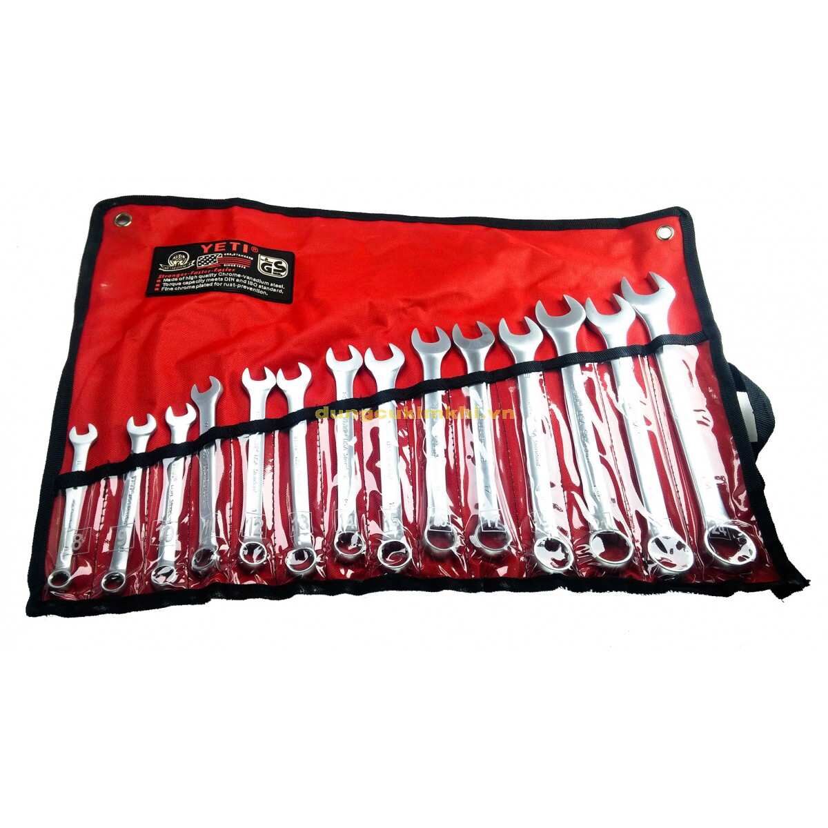 Bộ cờ lê 14 chi tiết 8-24 ( khoá vòng miệng)