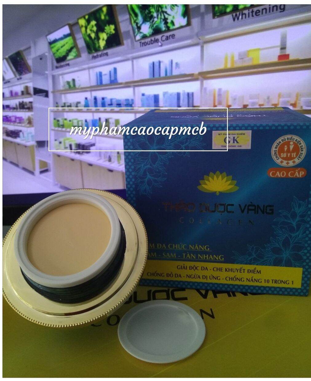 KEM THẢO DƯỢC VÀNG NÁM SẠM TÀN NHANG 30G