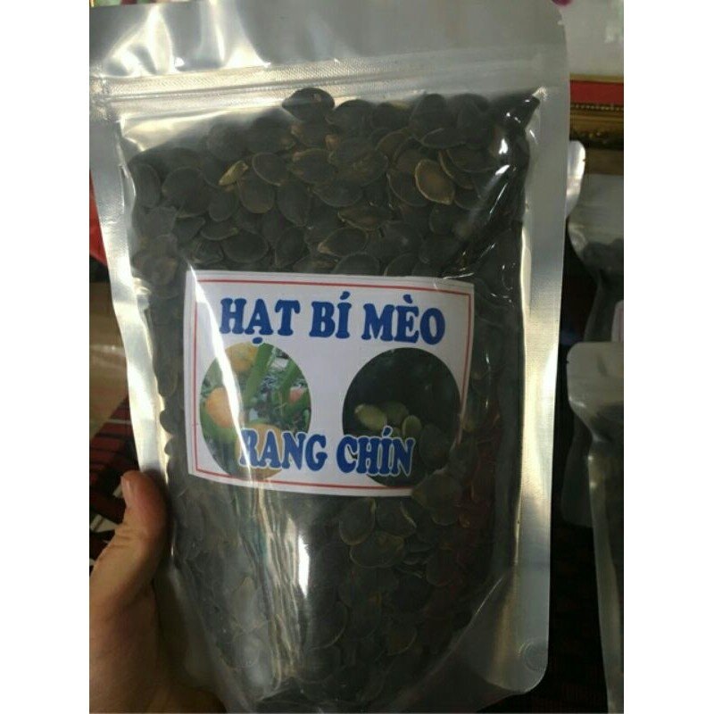 1kg hạt bí mèo đen rang chín
