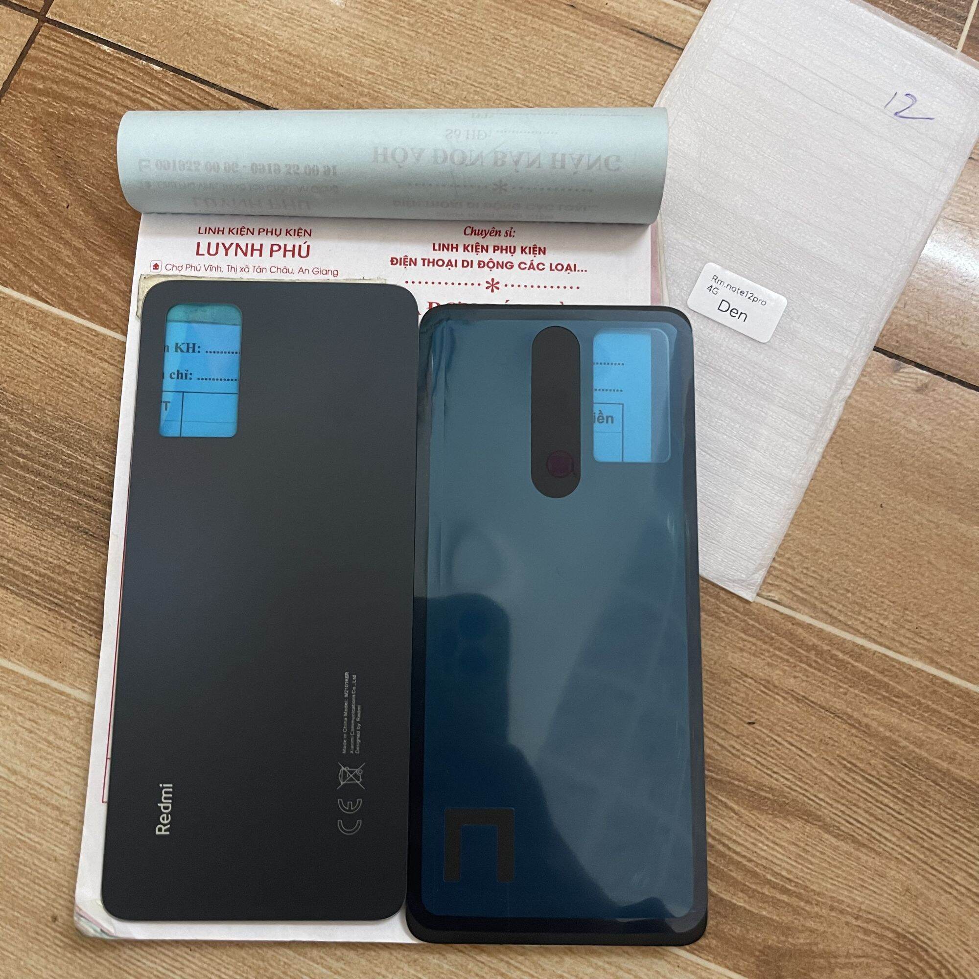 Nắp lưng Redmi note 12 pro 4G (ko kính camera)