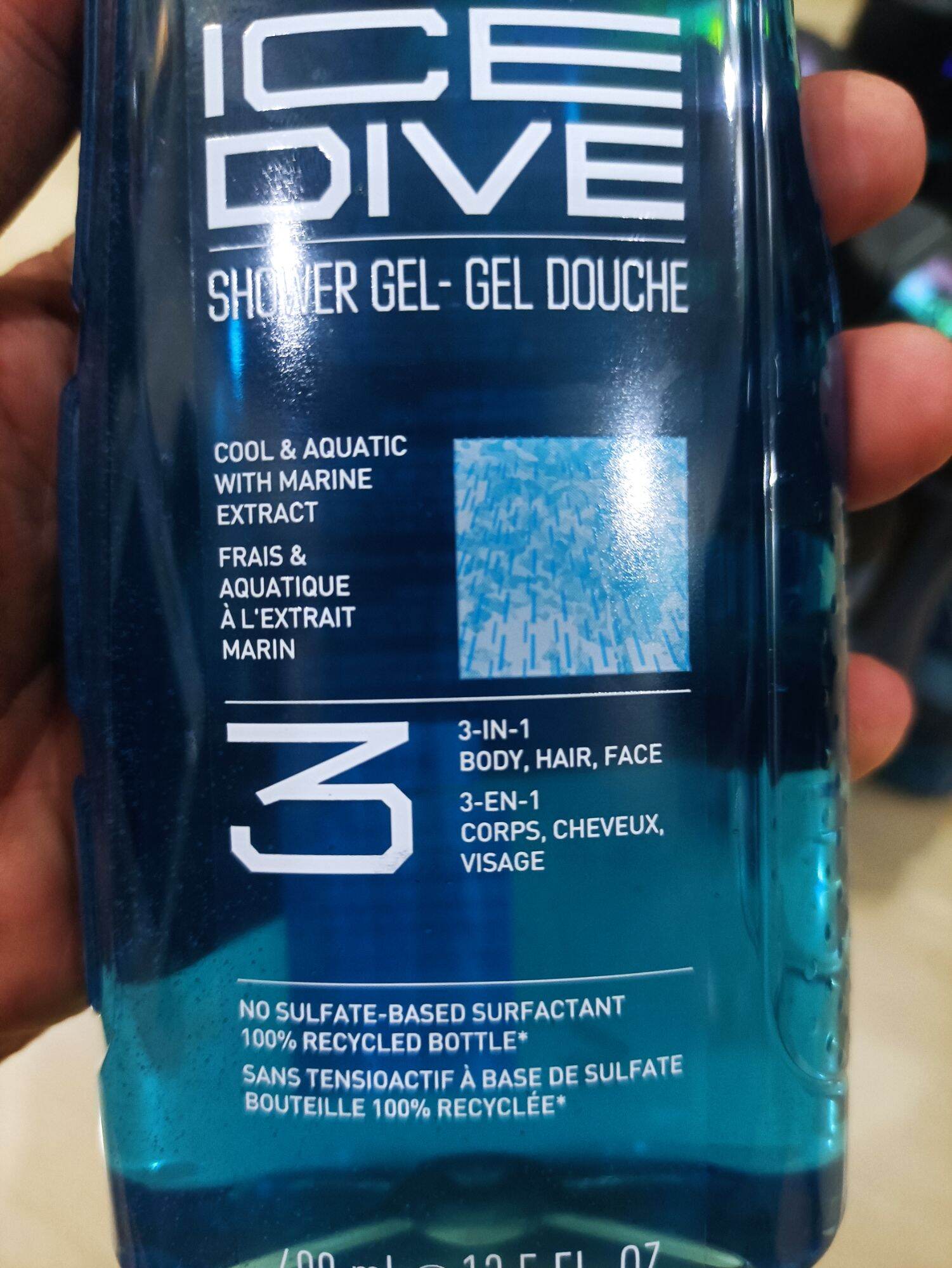 Sữa tắm Adidas ICE DIVE 3in1 (250 - 400 ml)