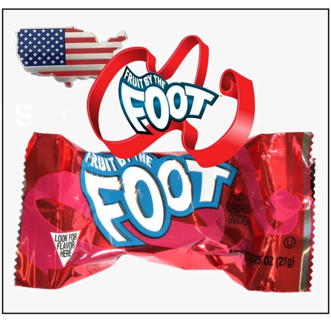 Kẹo dẻo fruit by the foot - mỹ 21g