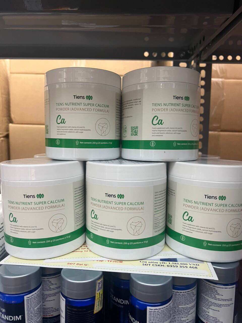 Canxi hữu cơ Tiens nhập khẩu từ Pháp