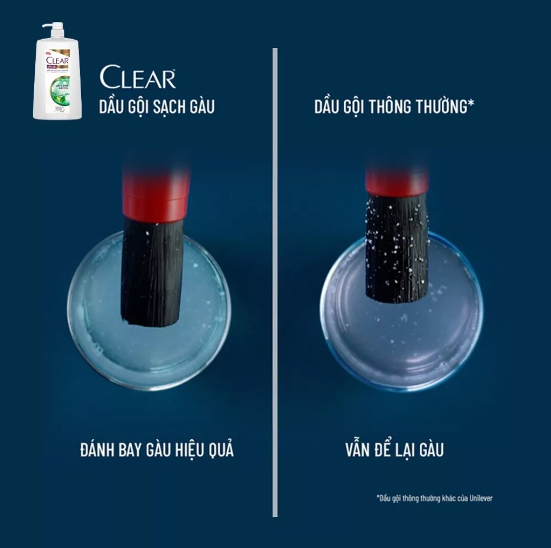 Dầu Gội Clear Bạc Hà Mát Lạnh 1.4kg