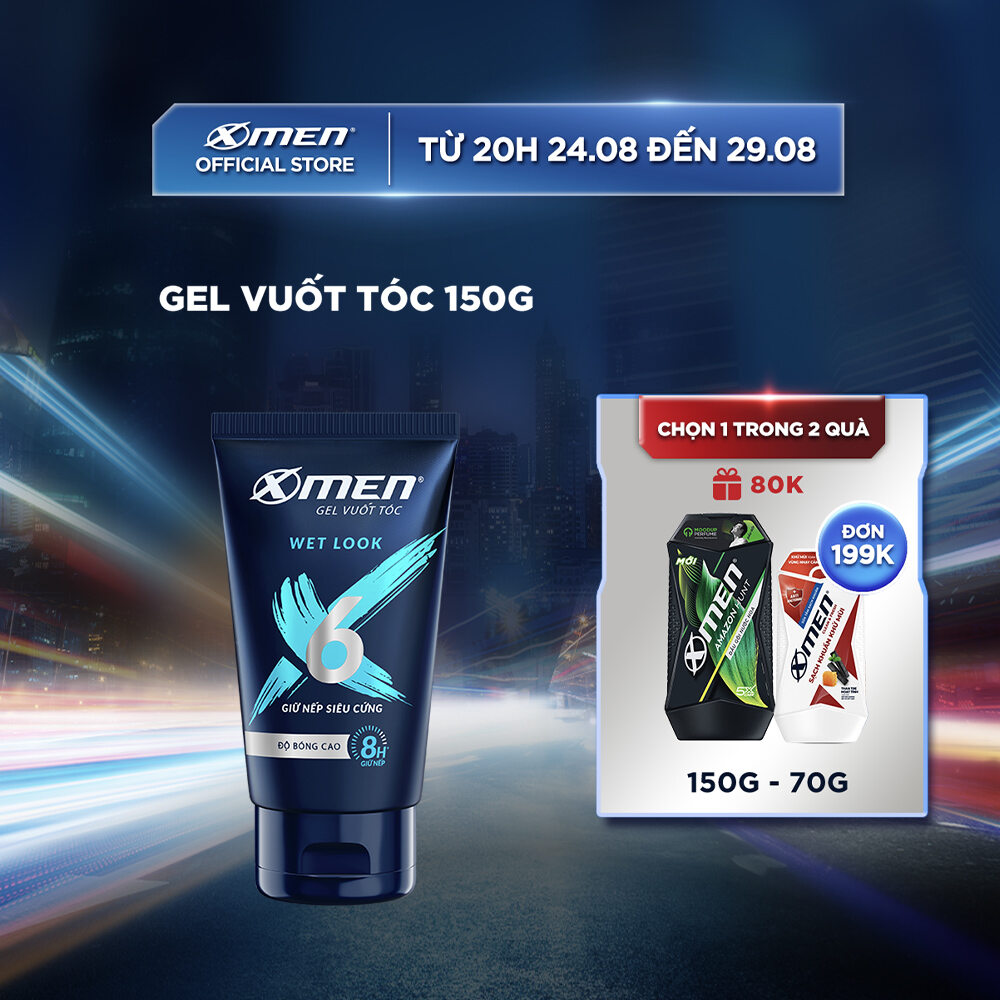 Gel vuốt tóc X-men Siêu cứng và bóng tóc 150g