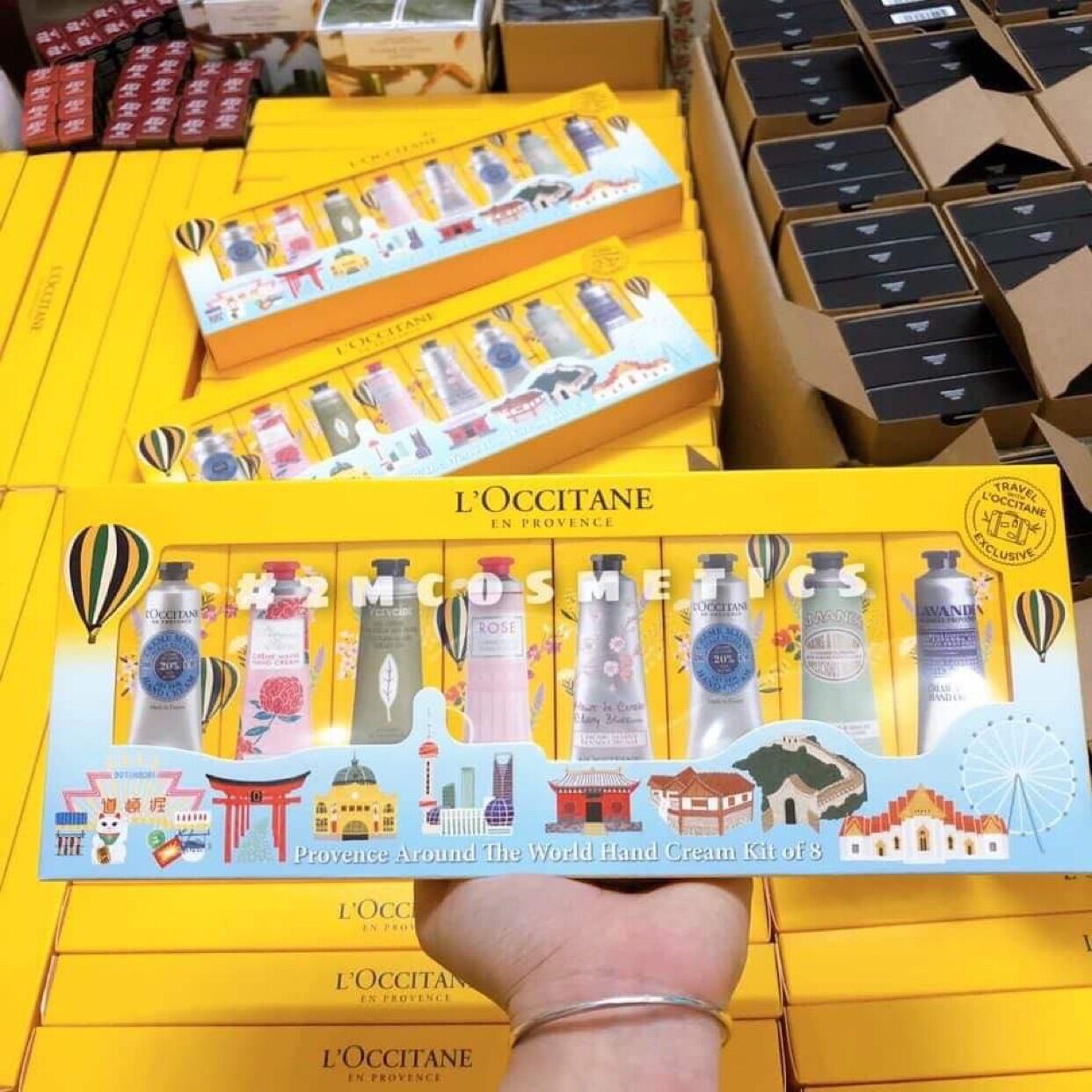 [Hcm]❄️ Set 8 Tuýp Kem Dưỡng Da Tay Loccitane Around The World Hand Cream