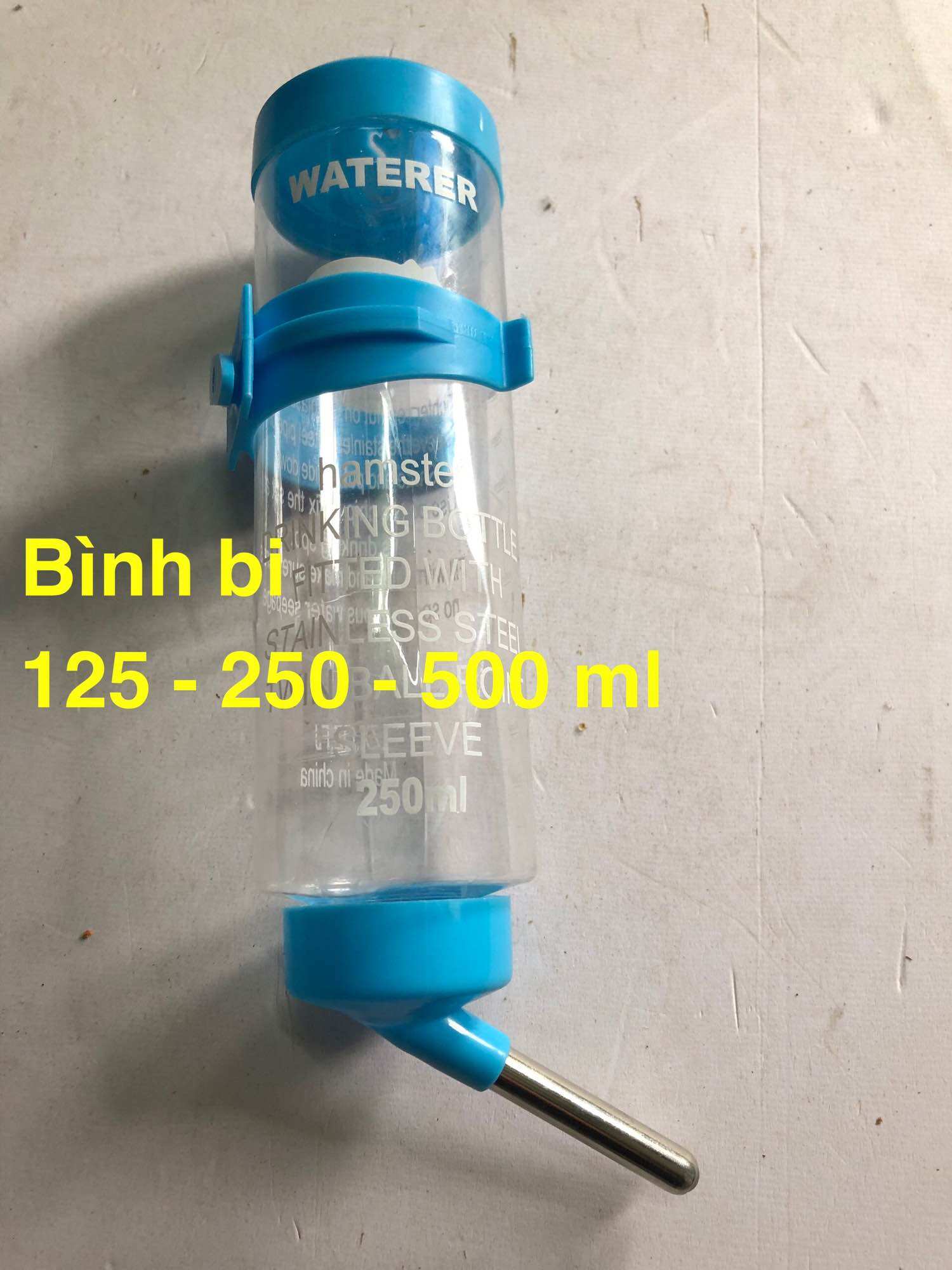 Bình bi cho chim, vẹt, hamster