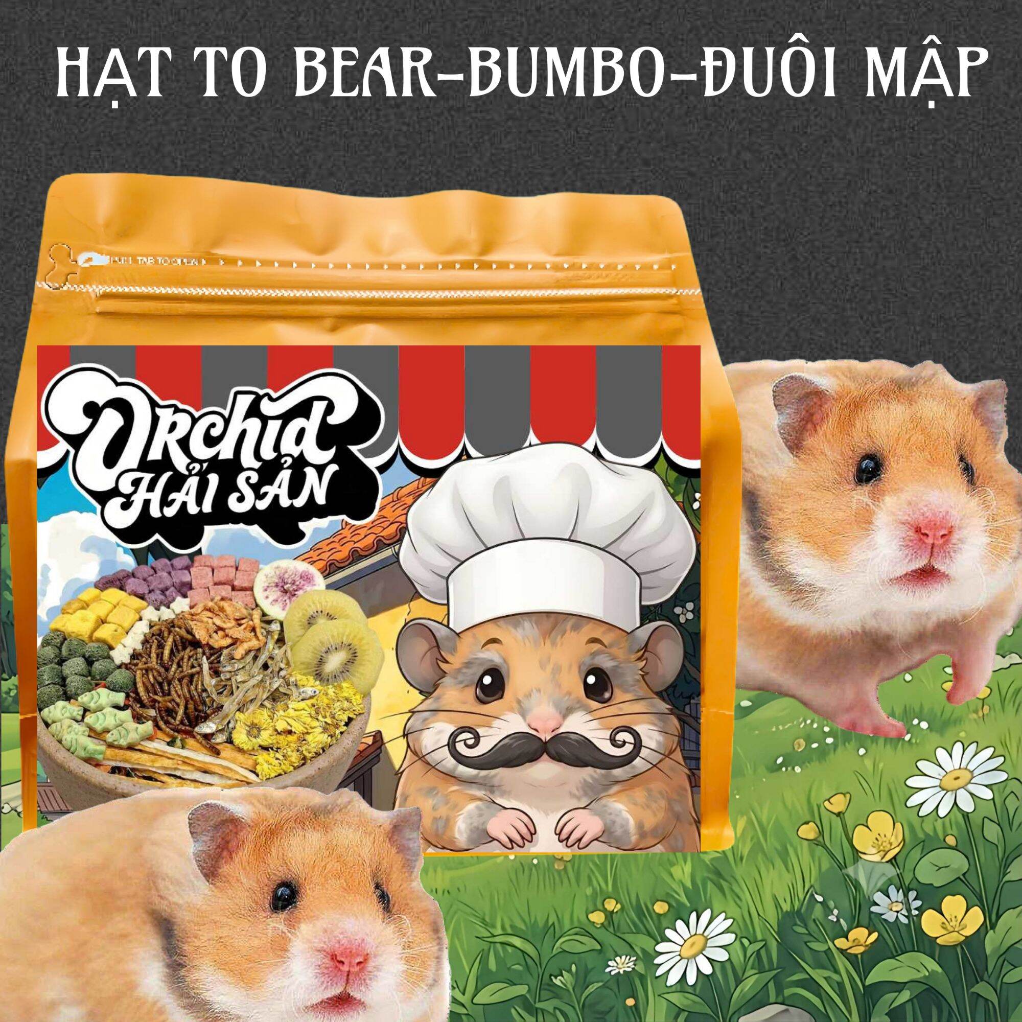 Thức Ăn Hamster Vị Hải Sản Bổ Sung Đạm & Protein & Canxi