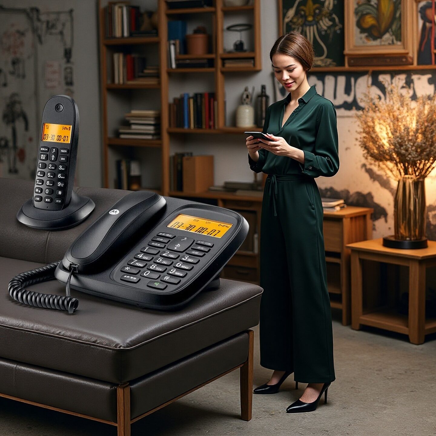 Motorola | Wireless Office Telephone Large Sound