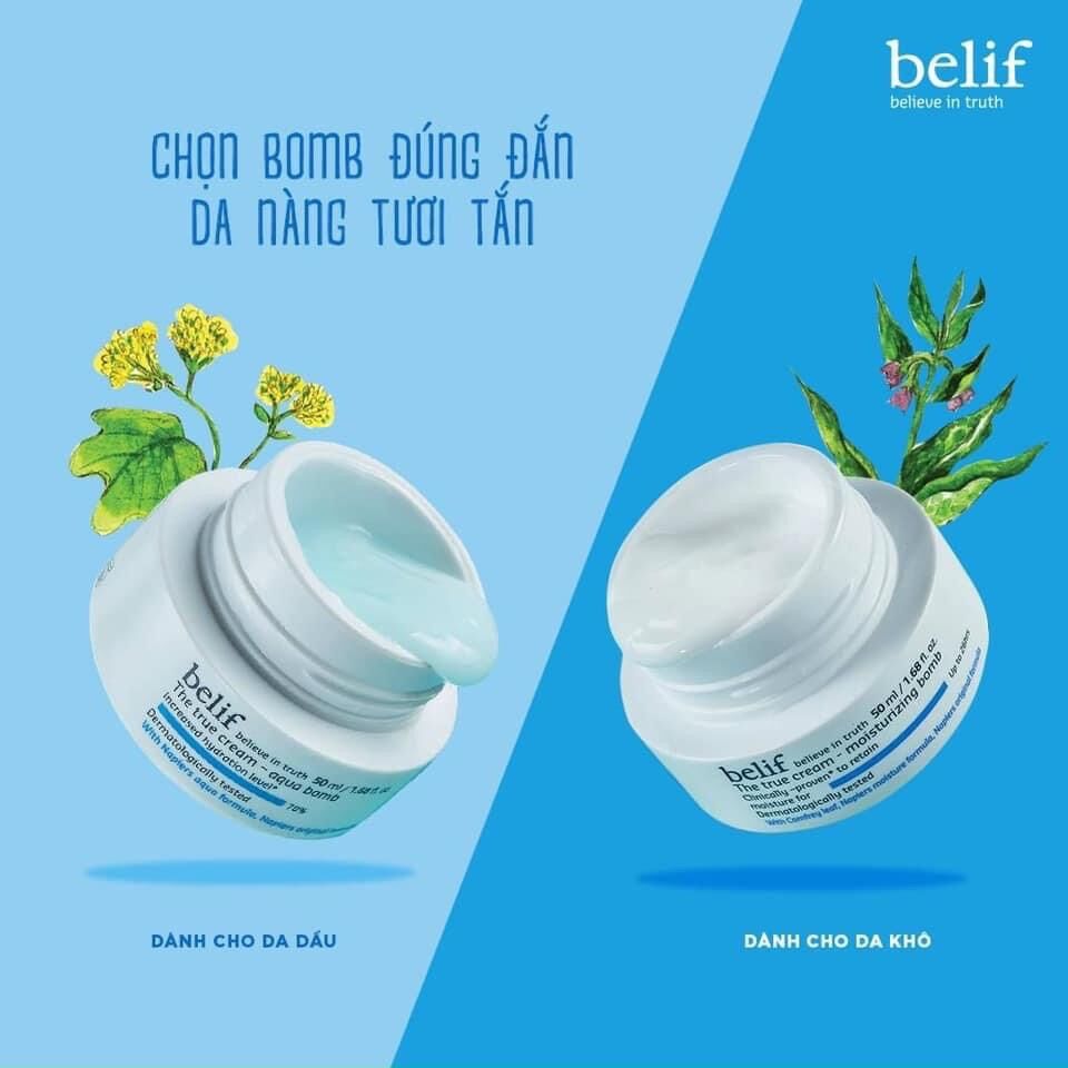 [75ml] KEM DƯỠNG BELIF 2 DÒNG DA KHÔ & DẦU