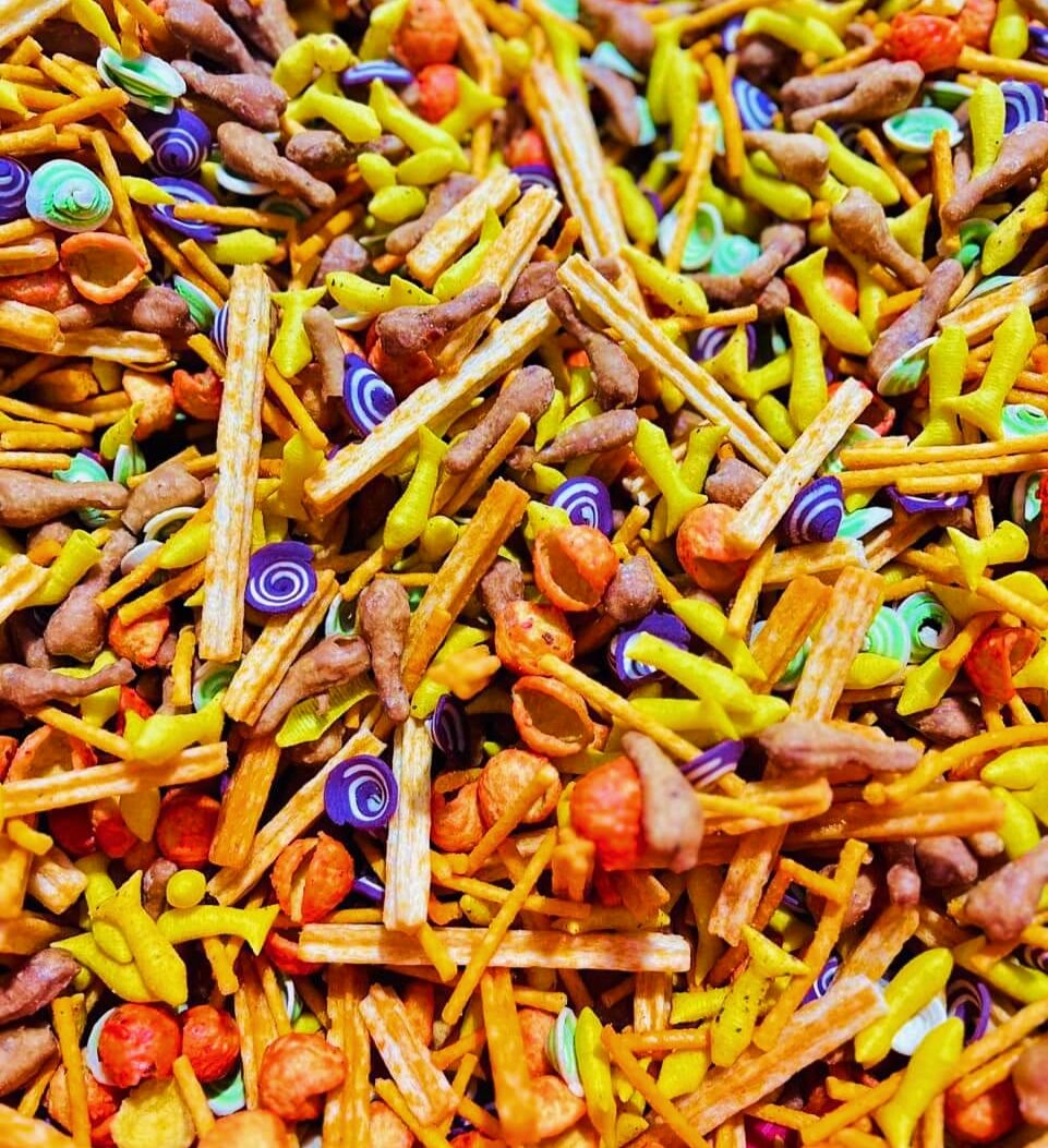 1kg Bánh Snack bim bim Oishi (mix thập cẩm đủ vị)