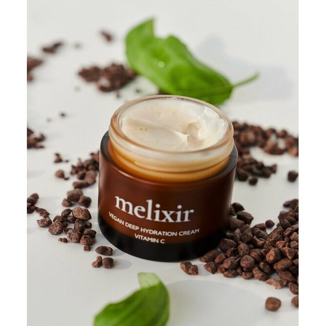 [Nhacuabeautyholic] Kem dưỡng trắng thuần chay MELIXIR VEGAN DEEP HYDRATION CREAM VITAMINC