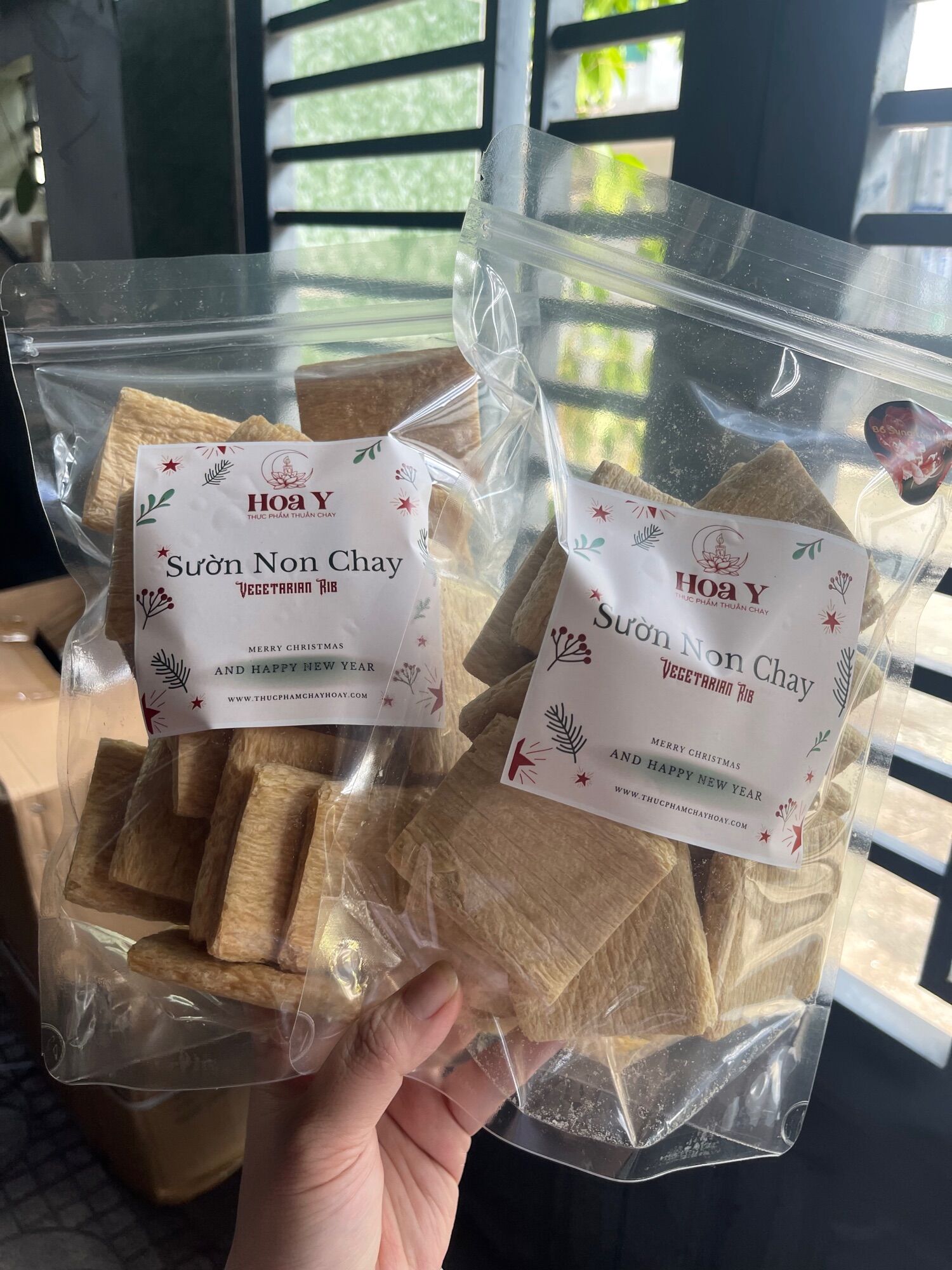 Sườn non chay Hoa Y Giáng Sinh Noel