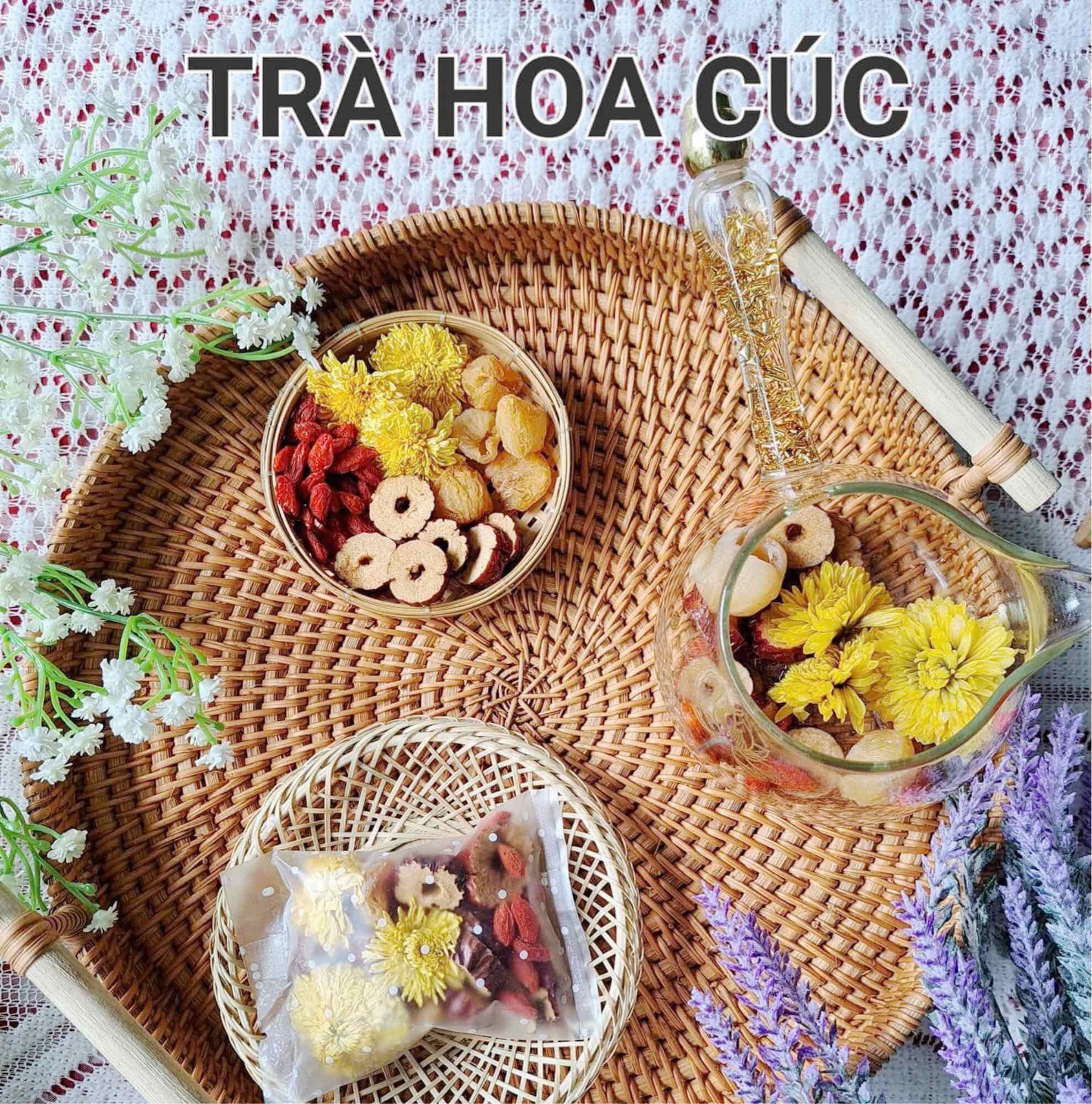 Trà Hoa Cúc (an giấc tứ vị)-hỗ trợ ngủ ngon, bổ huyết, bổ sung vitamin, đẹp da